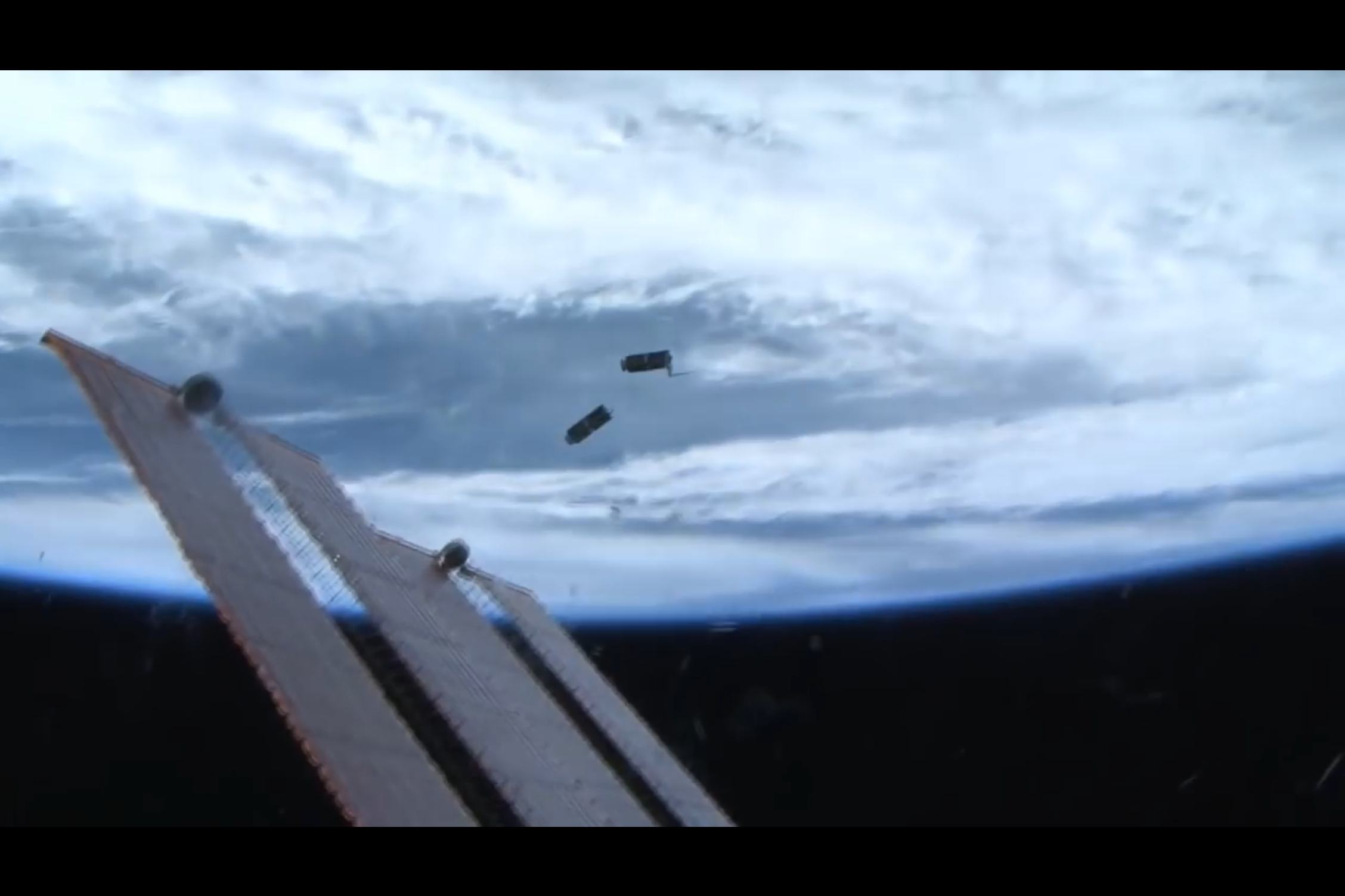 [Overview the Earth] No.5: Dove Satellite Deployment from ISS