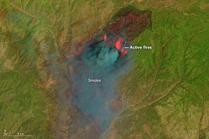 [:ja]【宇宙からの地球絶景】No.18: 米アリゾナ州の山火事[:en][Earthview Wonders] No.18: Wild Fires of Arizona[:]