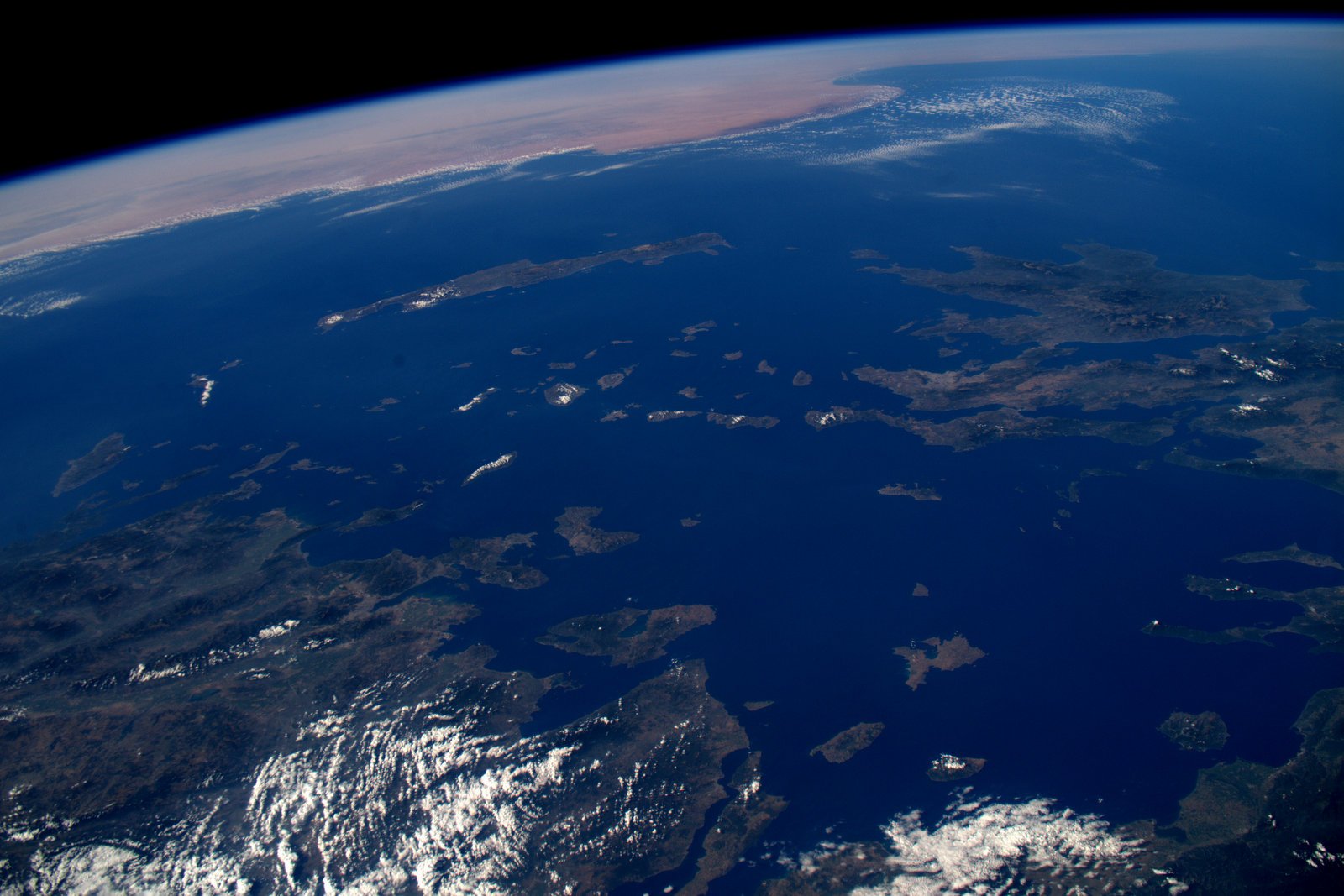 [:ja]【宇宙からの地球絶景】No.27: エーゲ海[:en][Earthview Wonders] No.27: Aegean Sea[:]