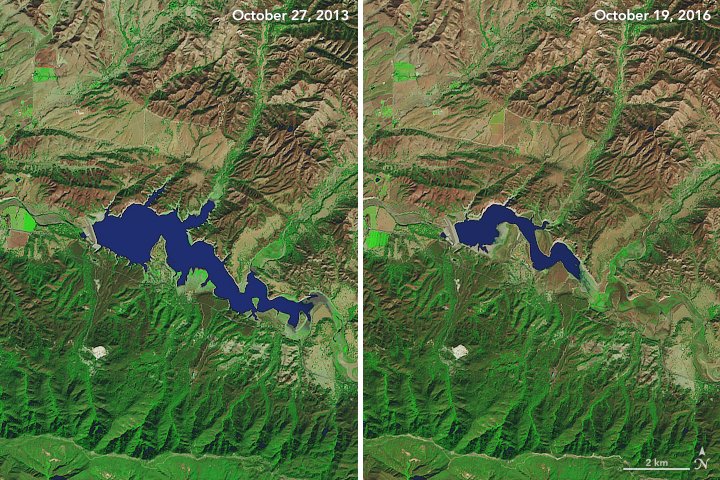 [:ja]【宇宙からの地球絶景】No.130: カリフォルニアの干ばつ[:en][Earthview Wonders] No.130: Drought in California[:]
