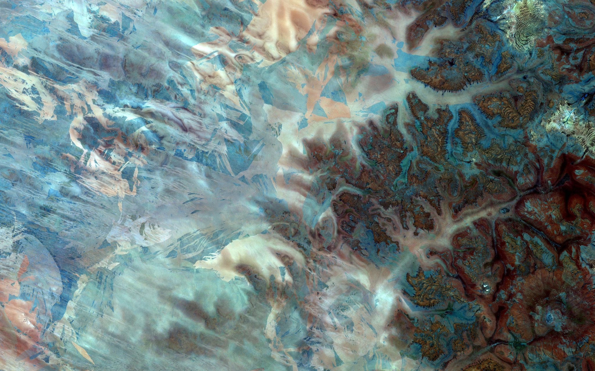 [:ja]【宇宙からの地球絶景】No.134: オーストラリアのギブソン砂漠[:en][Earthview Wonders] No.134: Gibson Desert of Australia[:]