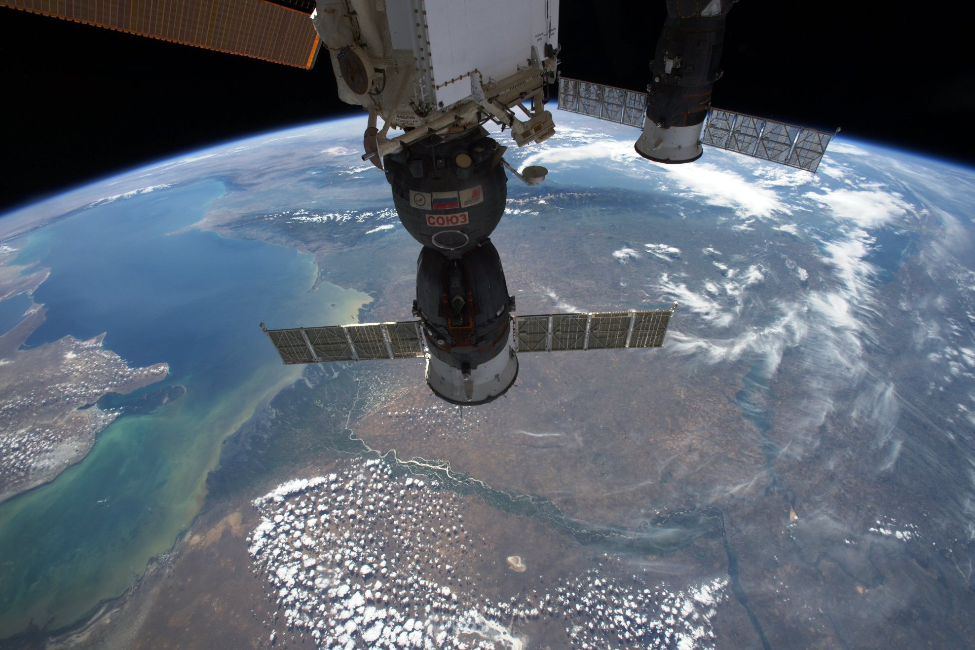 [:ja]【宇宙からの地球絶景】No.203: ロシアのヴォルガ川🇷🇺[:en][Earthview Wonders] No.203: Volga River of Russia🇷🇺[:]