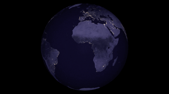 [:ja]【宇宙からの地球絶景】【動画】No.229: 夜の地球 1[:en][Earthview Wonders] No.229: Night Earth 1[:]