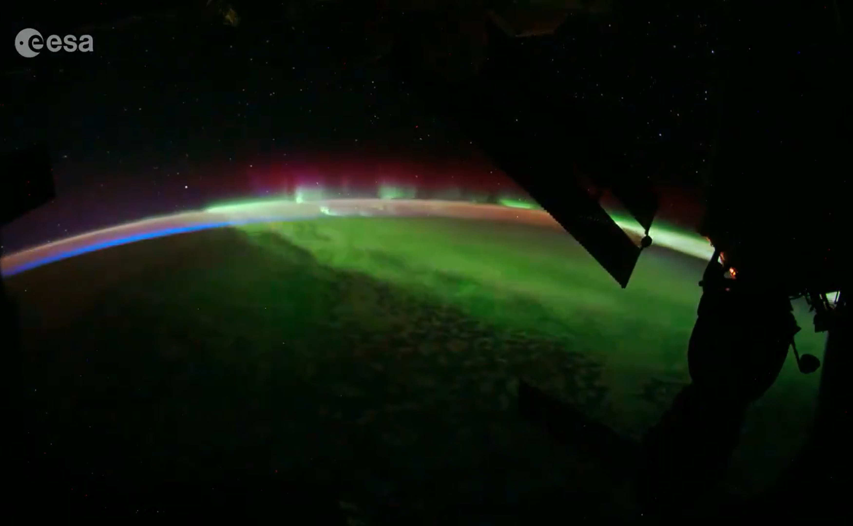 [:ja]【宇宙からの地球絶景】【動画】No.338: 南半球のオーロラ[:en][Earthview Wonders][Video] No.338: Aurora Australis[:]