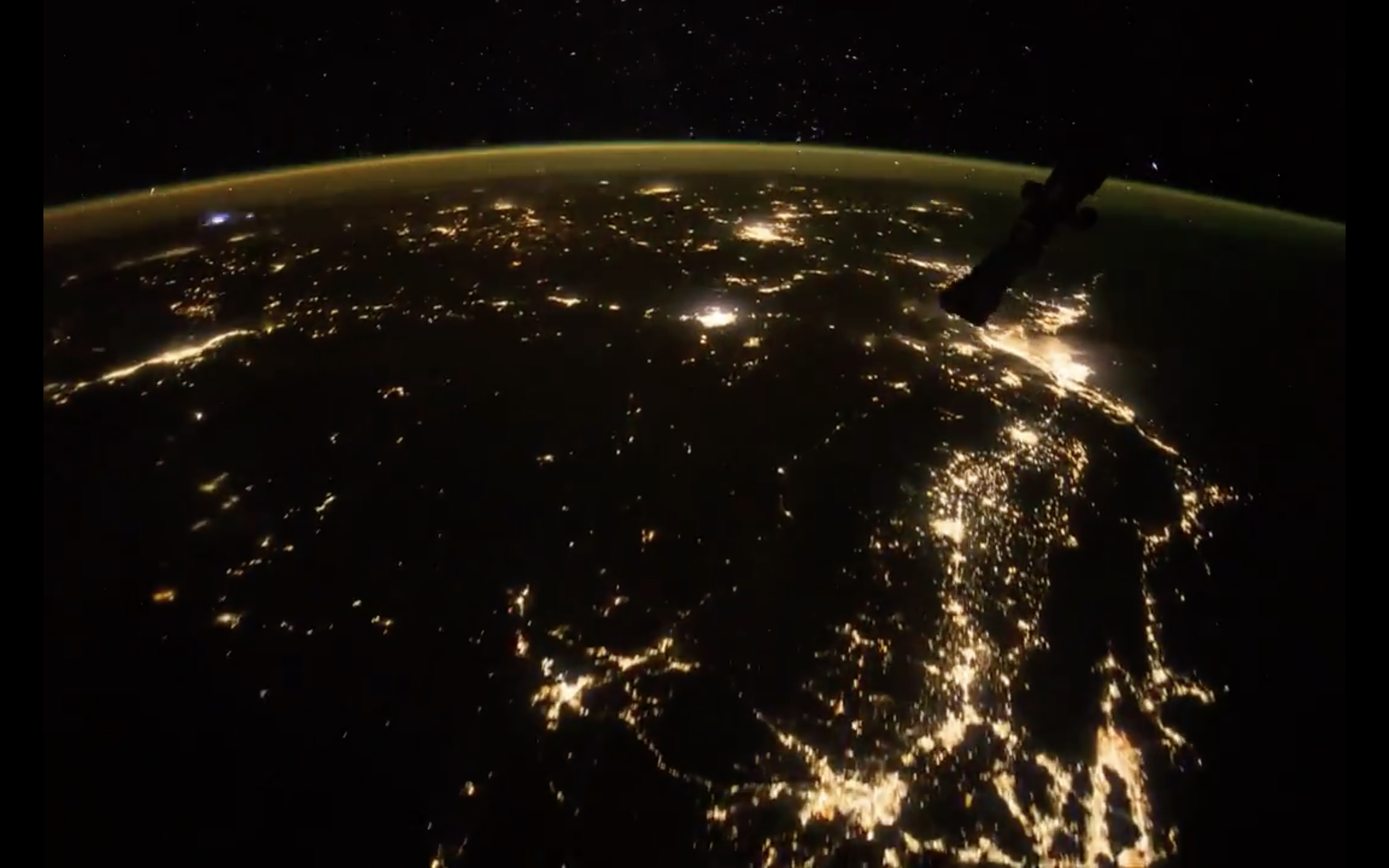 [:ja]【宇宙からの地球絶景】【動画】No.352: カリフォルニアの夜景🇺🇸[:en][Earthview Wonders][Video] No.352: Night View of California🇺🇸[:]