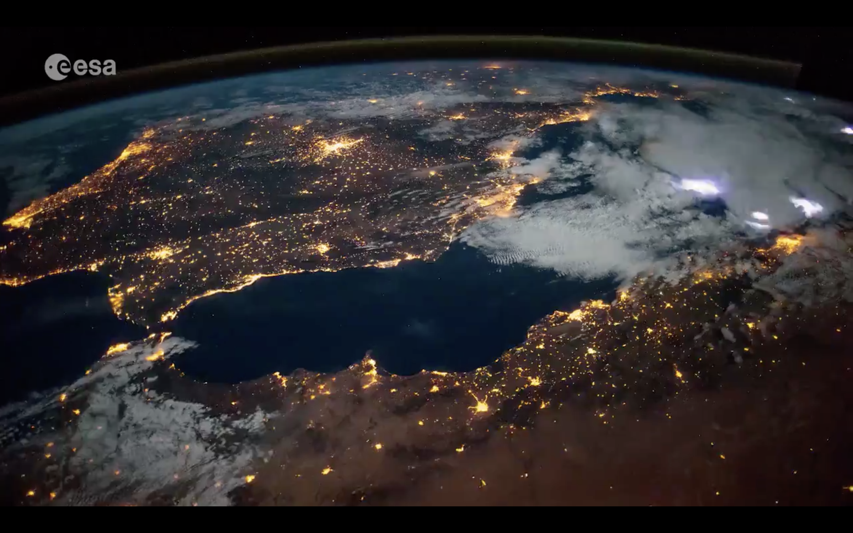 [:ja]【宇宙からの地球絶景】【動画】No.357: ヨーロッパの夜景[:en][Earthview Wonders] No.357: Night View of Europe[:]