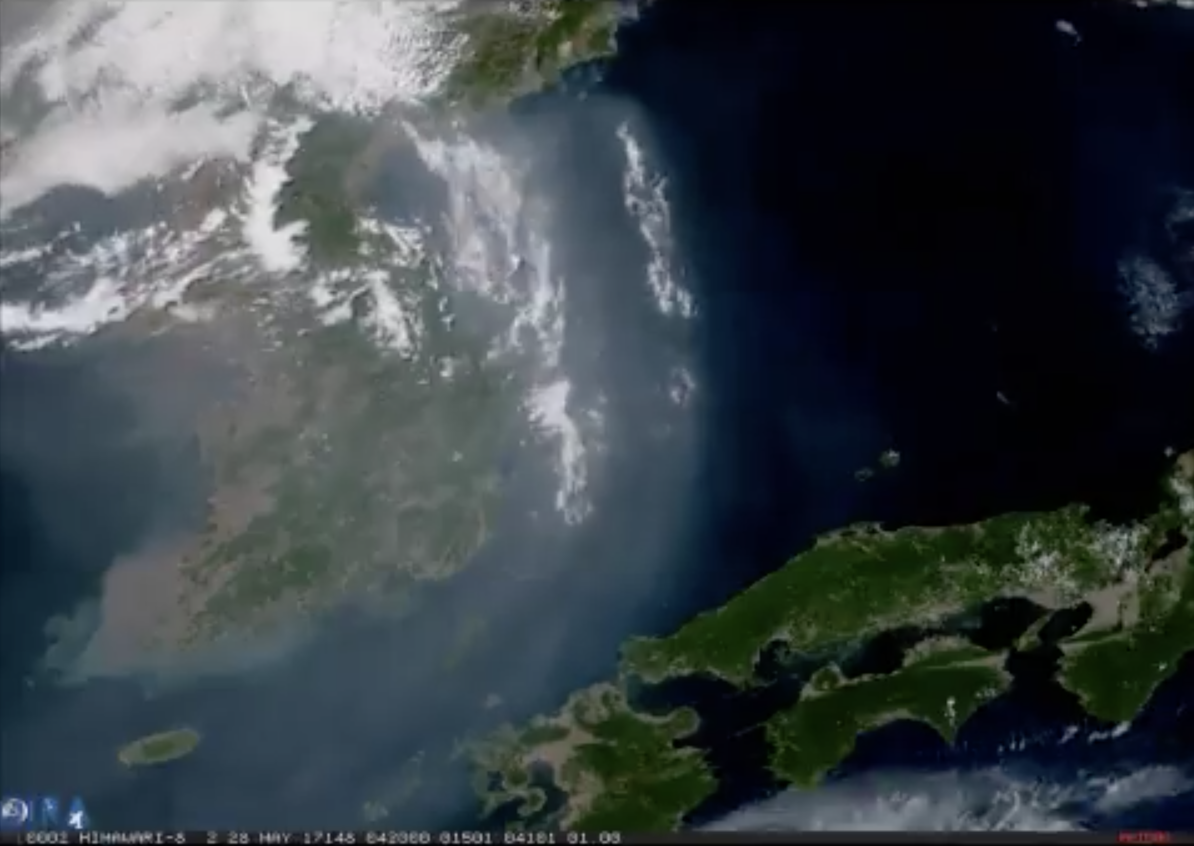 [:ja]【宇宙からの地球絶景】【動画】No.374: 日本海の大気汚染[:en][Earthview Wonders][Video] No.374: Air Pollution Over the Sea of Japan[:]