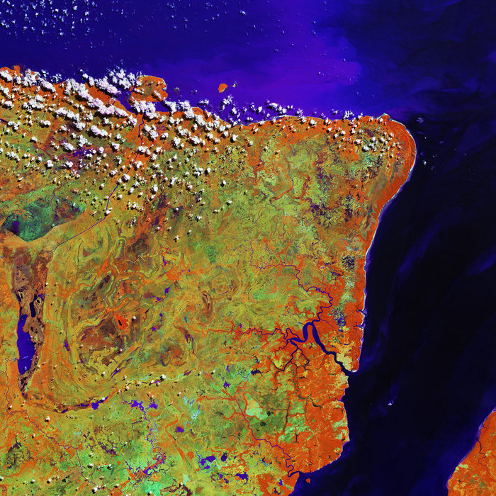 [:ja]【宇宙からの地球絶景】No.440: ブラジルのマラジョ島🇧🇷[:en][Earthview Wonders] No.440: Marajó, Brazil🇧🇷[:]