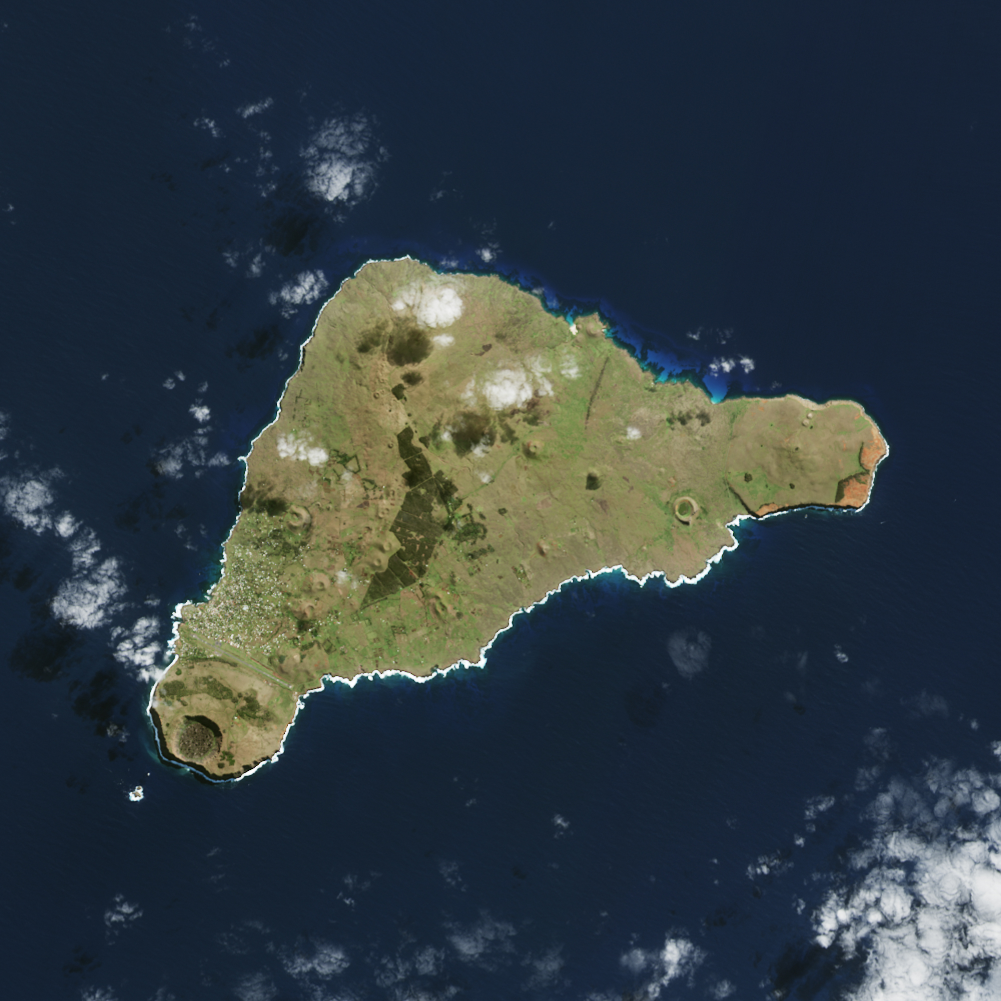 [:ja]【宇宙からの地球絶景】No.477: チリのイースター島🇨🇱[:en][Earthview Wonders] No.477: Easter Island, Chile🇨🇱[:]