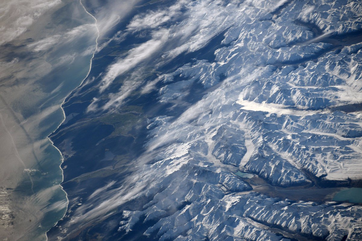 [:ja]【宇宙からの地球絶景】No.514: ニュージーランドのサザンアルプス🇳🇿[:en][Earthview Wonders] No.514: Southern Alps of New Zealand🇳🇿[:]