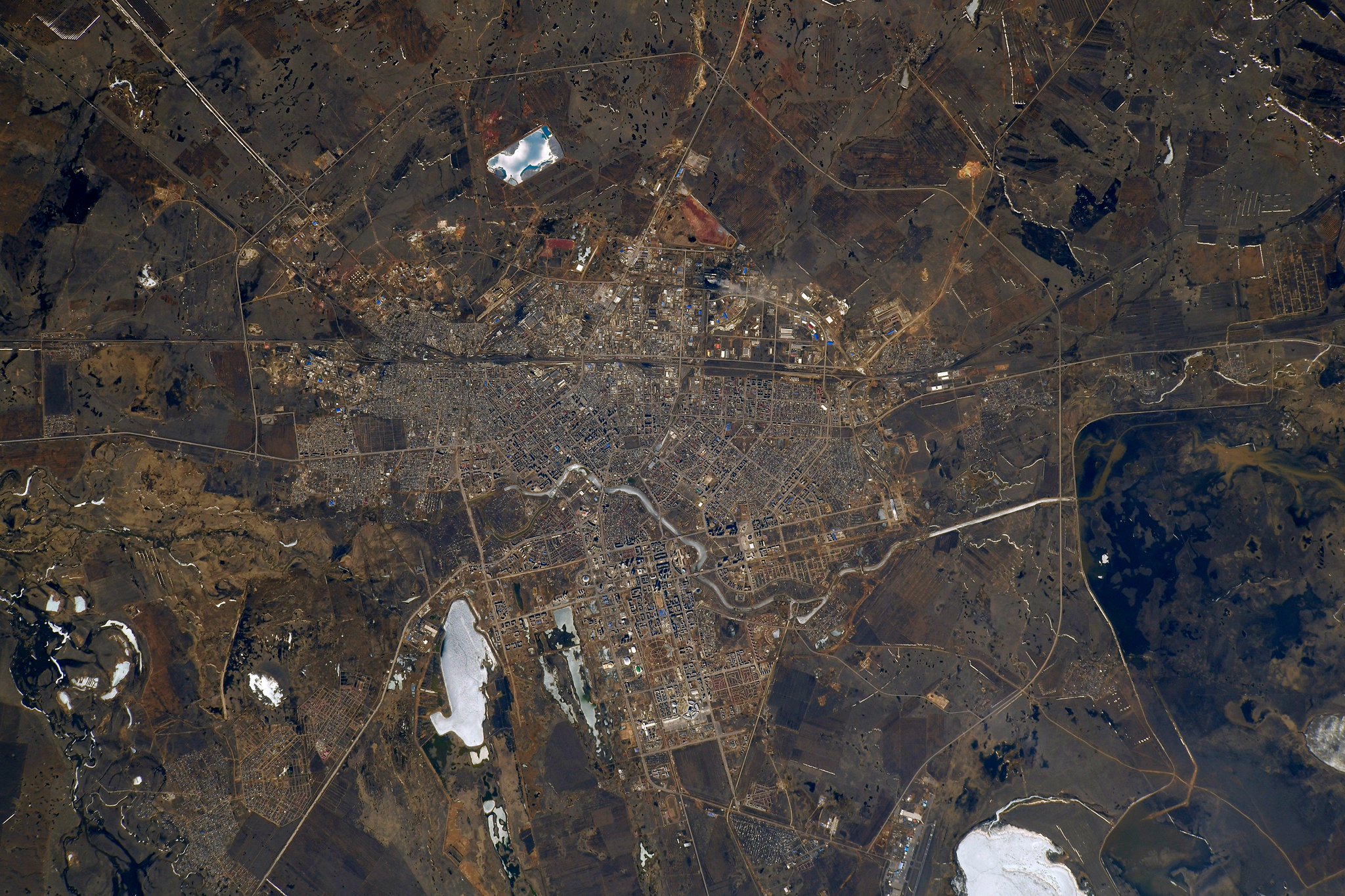 [:ja]【宇宙からの地球絶景】No.507: カザフスタンのアスタナ🇰🇿[:en][Earthview Wonders] No.507: Astana, Kazakhstan🇰🇿[:]