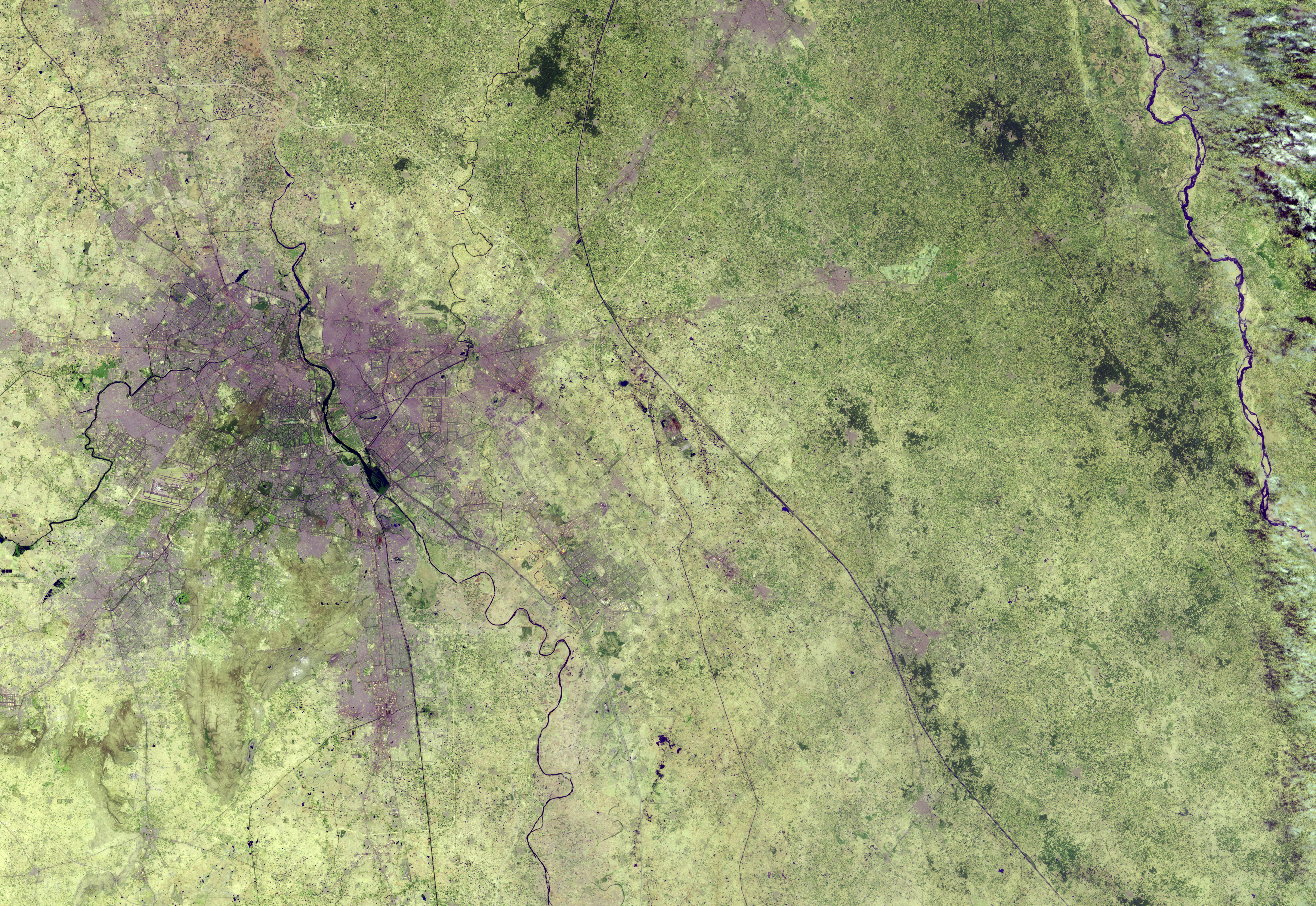 [:ja]【宇宙からの地球絶景】No.637: インドのニューデリー🇮🇳[:en][Earthview Wonders] No.637: New Delhi, India🇮🇳[:]