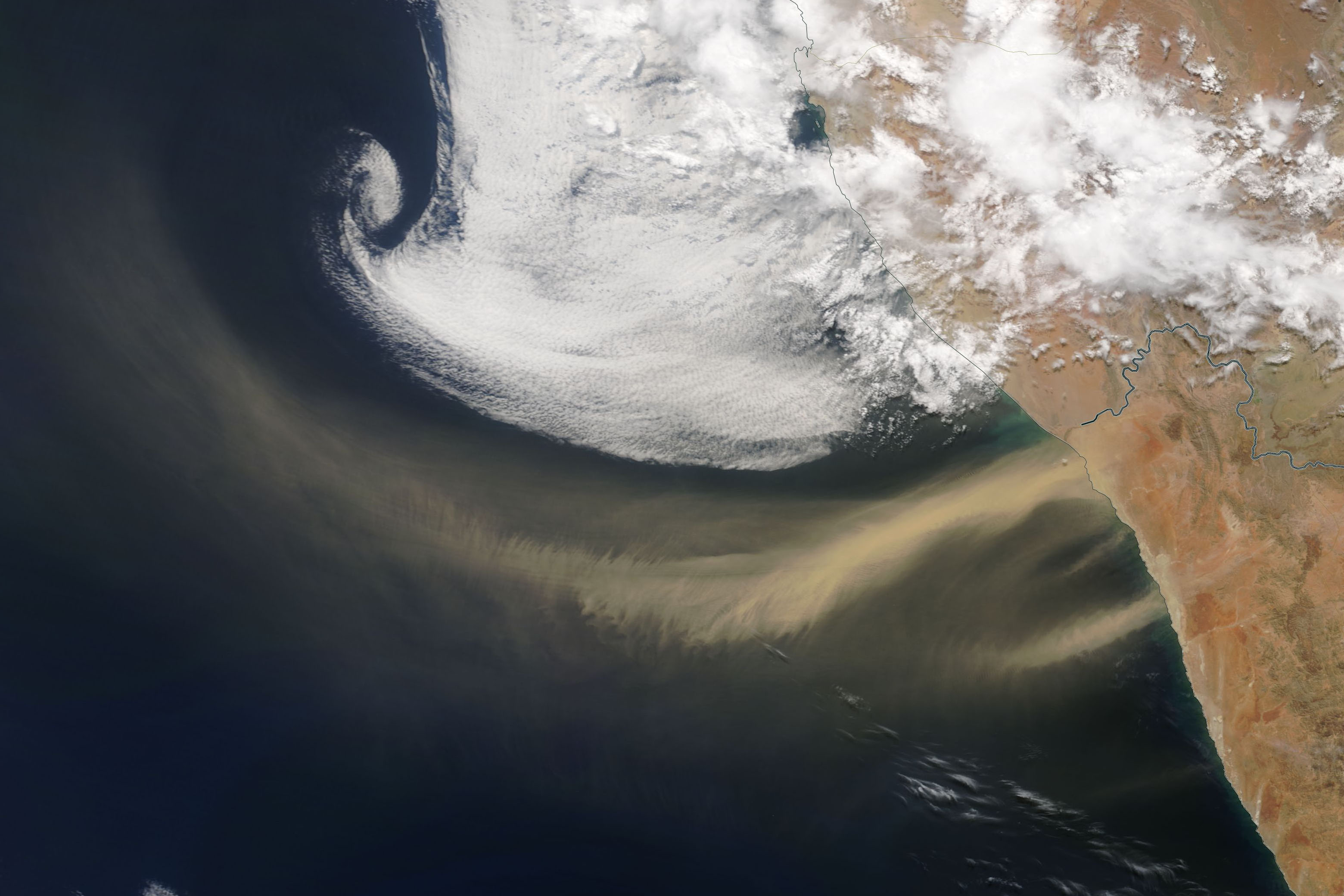 [:ja]【宇宙からの地球絶景】No.748: 南アフリカの砂嵐🇿🇦🇳🇦[:en][Earthview Wonders] No.748: Dust Streams, South Africa🇿🇦🇳🇦[:]