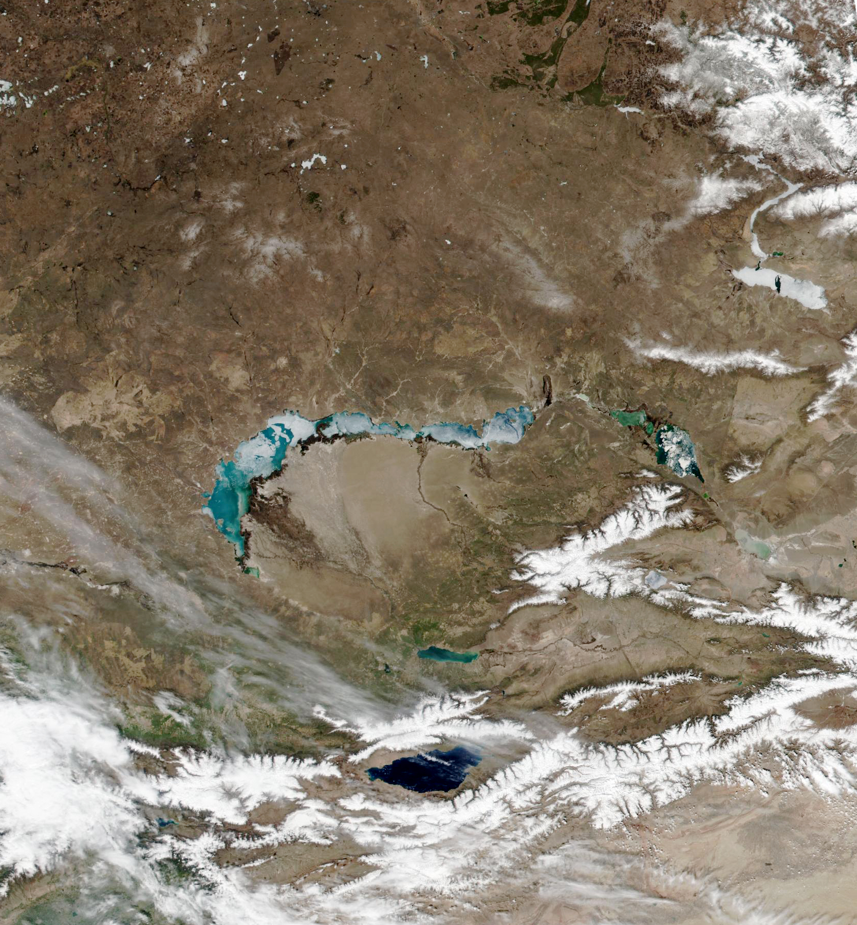 [:ja]【宇宙からの地球絶景】No.774: カザフスタンのバルハシ湖🇰🇿[:en][Earthview Wonders] No.774: Lake Balkhash, Kazakhstan🇰🇿[:]