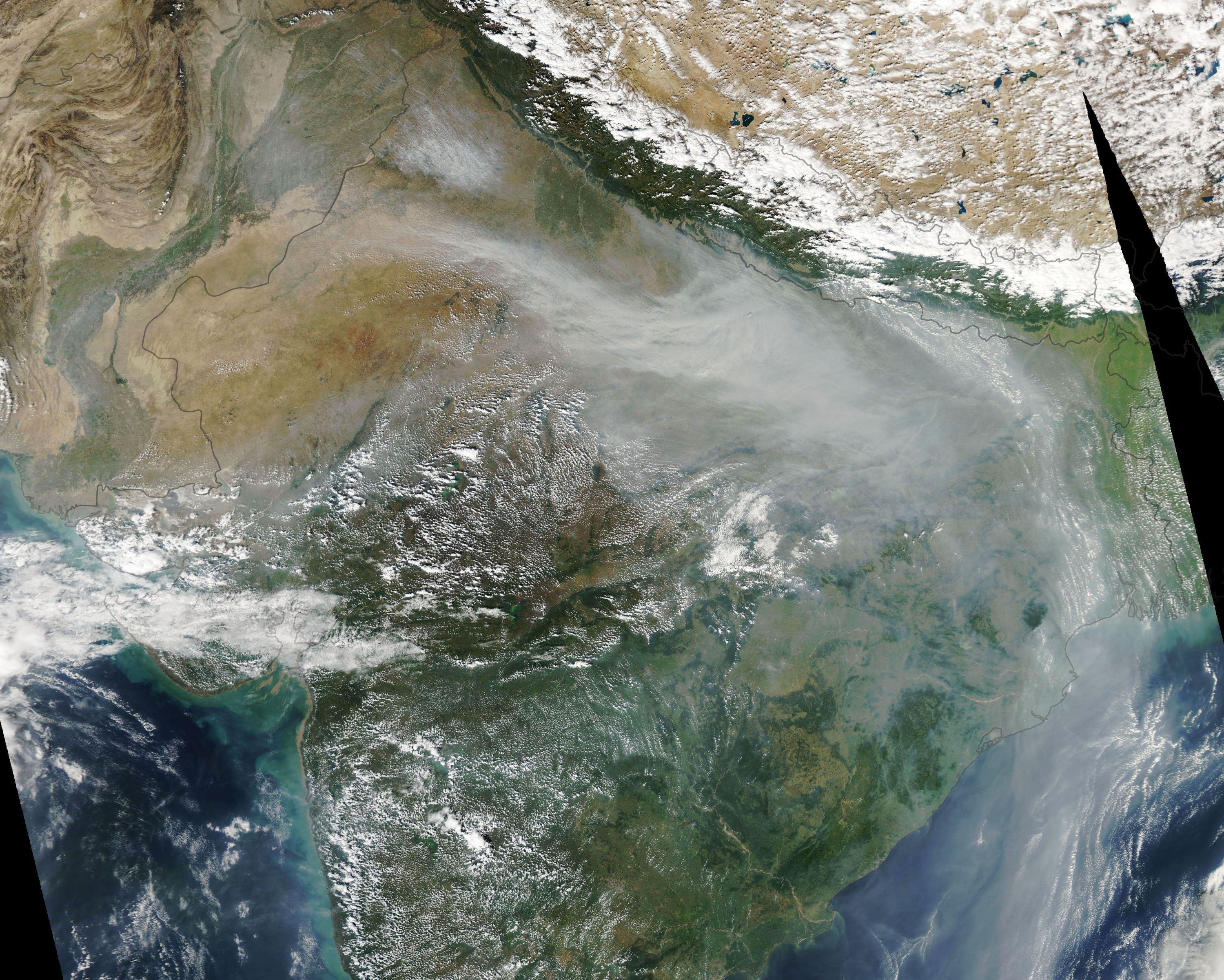 [:ja]【宇宙からの地球絶景】No.894: 北インドのスモッグ🇮🇳[:en][Earthview Wonders] No.894: Haze in Northern India🇮🇳[:]