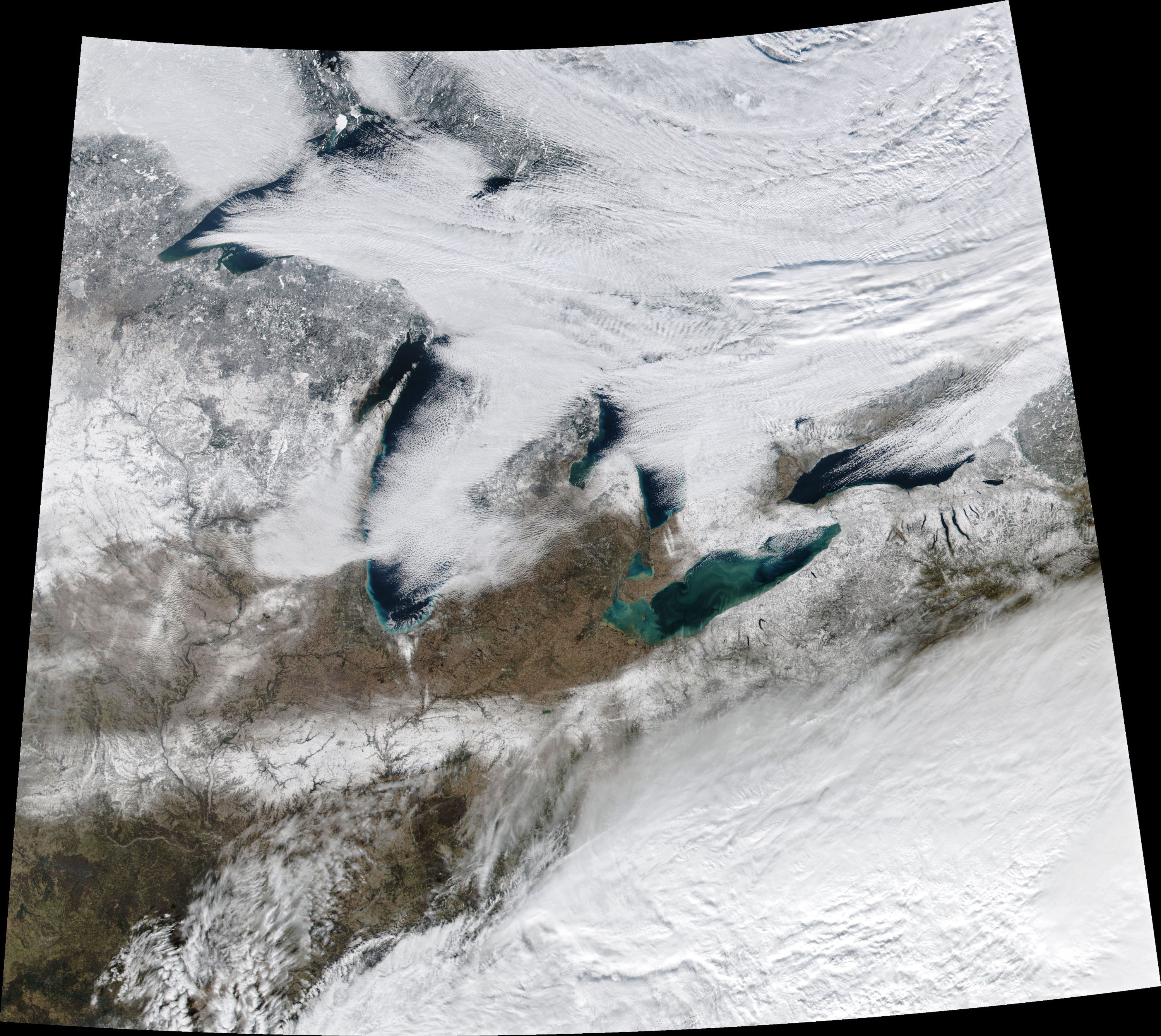 [:ja]【宇宙からの地球絶景】No.914: 冬の五大湖🇺🇸[:en][Earthview Wonders] No.914: Wintry Great Lakes🇺🇸[:]