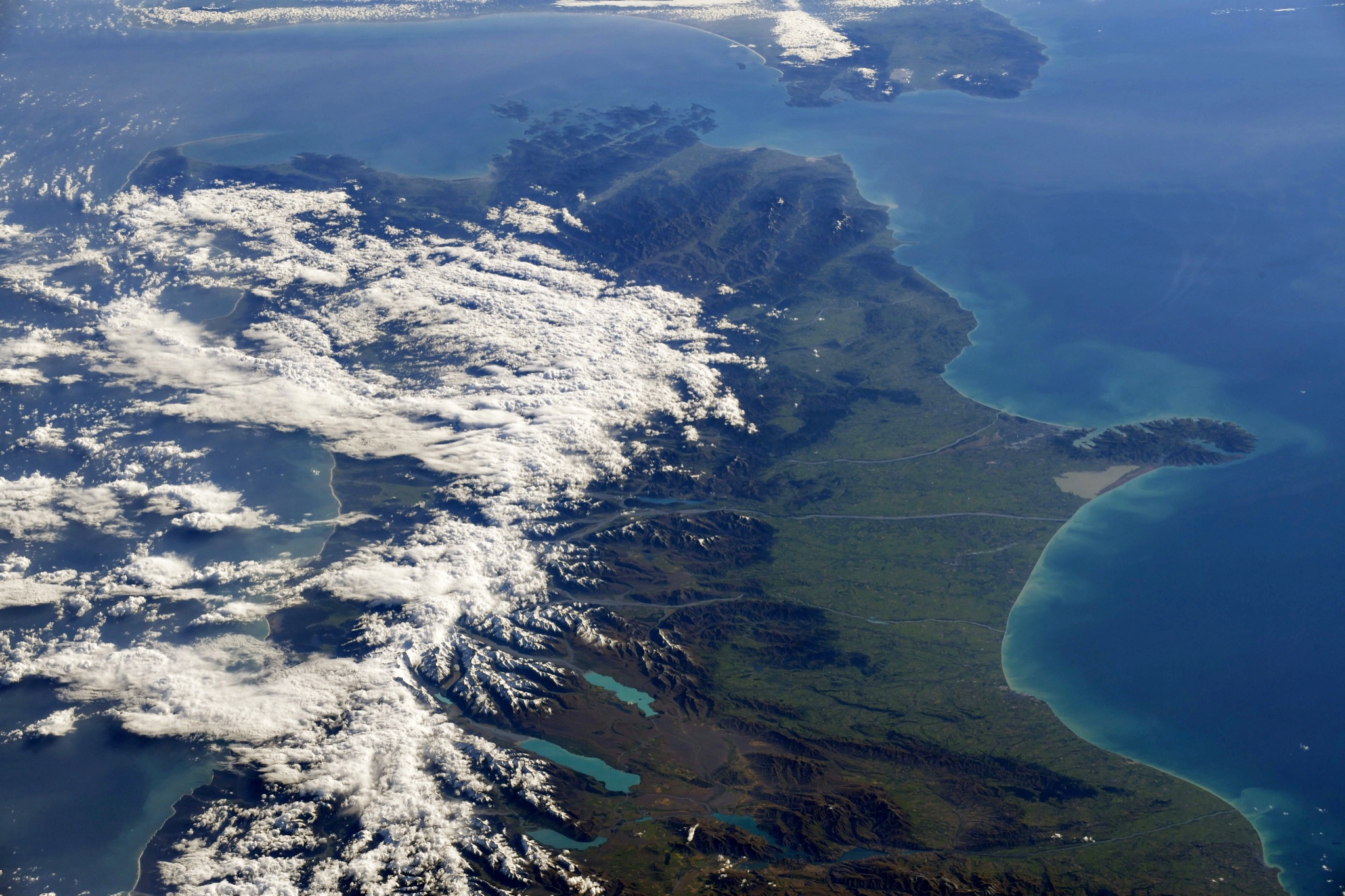 [:ja]【宇宙からの地球絶景】No.1176: ニュージーランド🇳🇿[:en][Earthview Wonders] No.1176: South Island, New Zealand🇳🇿[:]