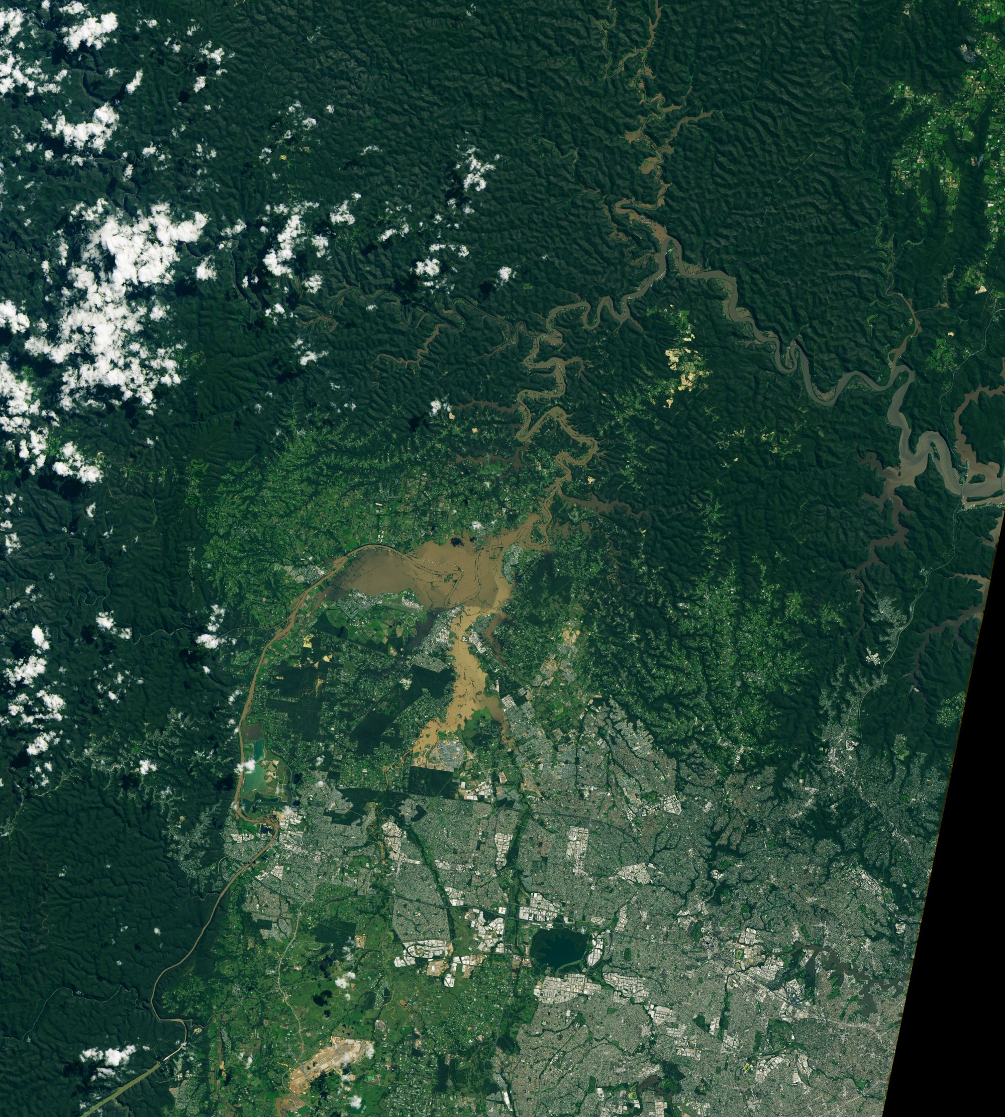 [:ja]【宇宙からの地球絶景】No.1255: オーストラリアの洪水🇦🇺[:]