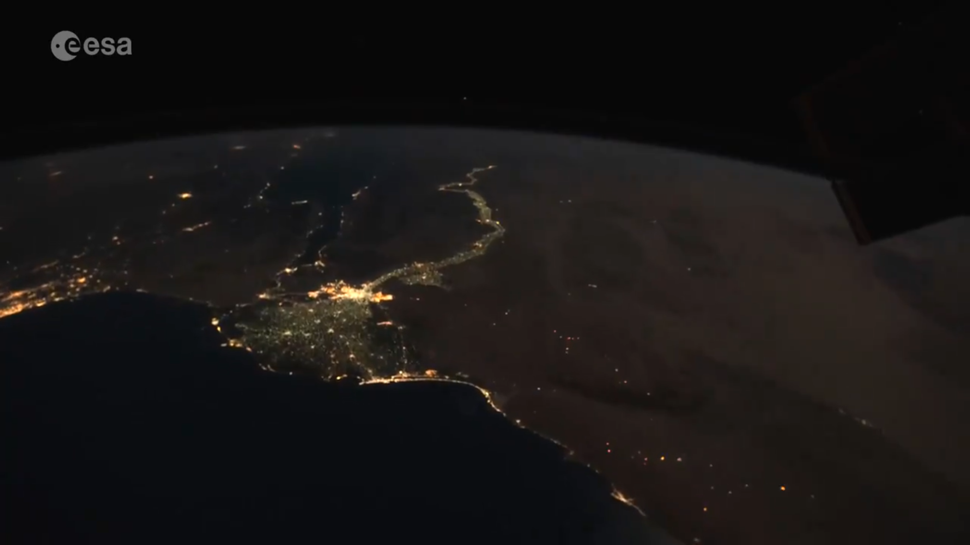 [:ja]【宇宙からの地球絶景】No.1319: 夜の地中海[:]