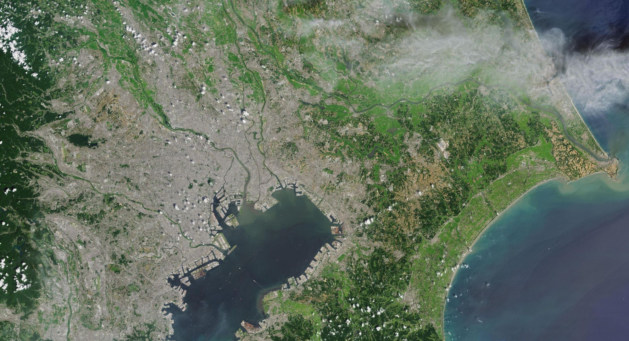 [:ja]【宇宙からの地球絶景】No.1342: 東京の暑いオリンピック🇯🇵[:]