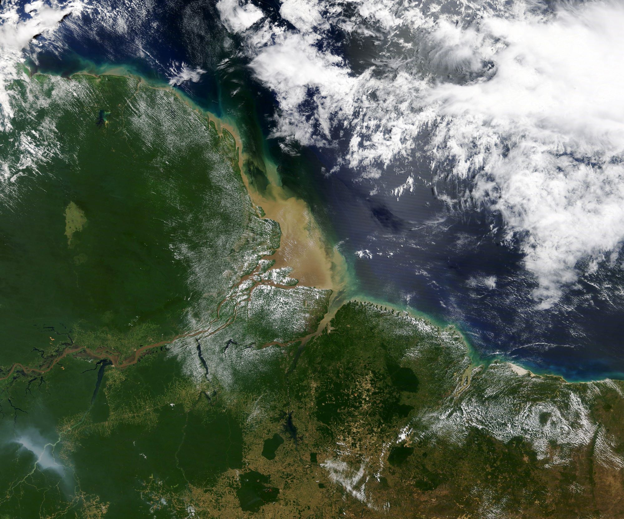 [:ja]【宇宙からの地球絶景】No.1401: アマゾン川の河口🇧🇷[:]