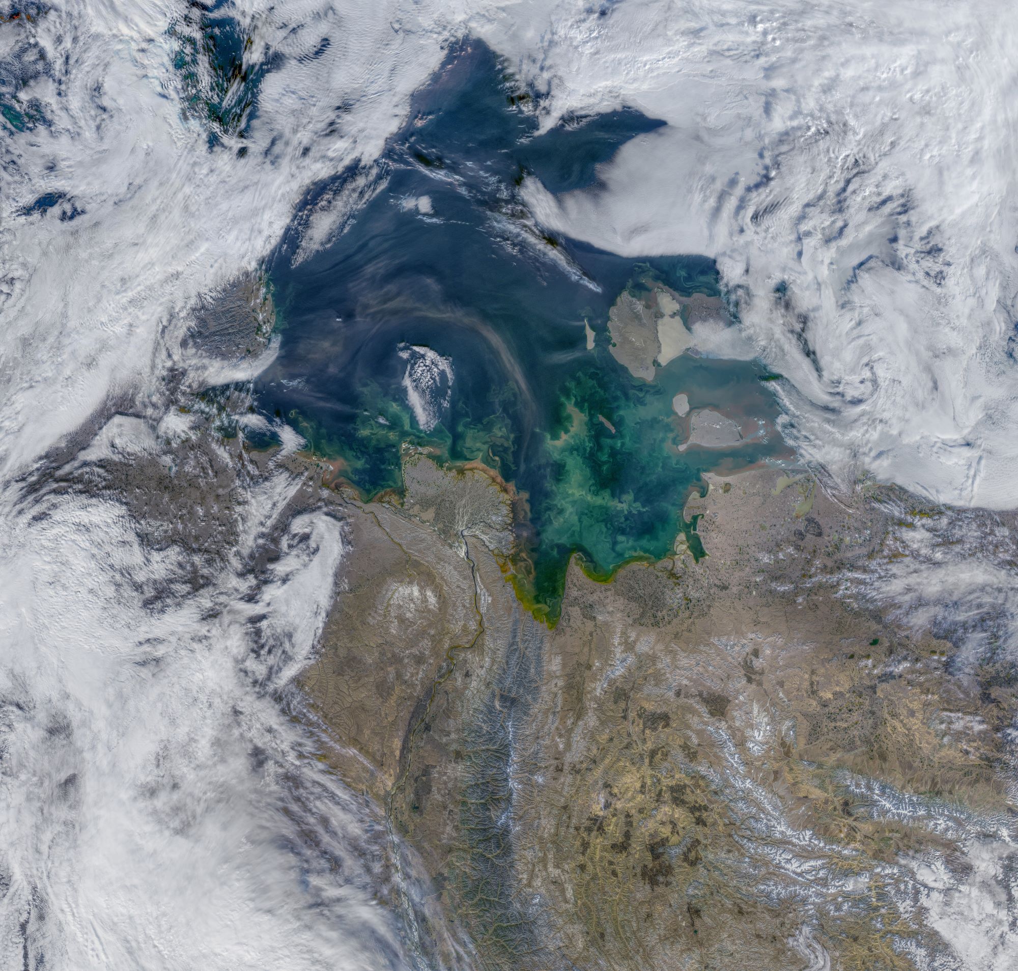 [:ja]【宇宙からの地球絶景】No.1408: レナ川デルタ🇷🇺[:]