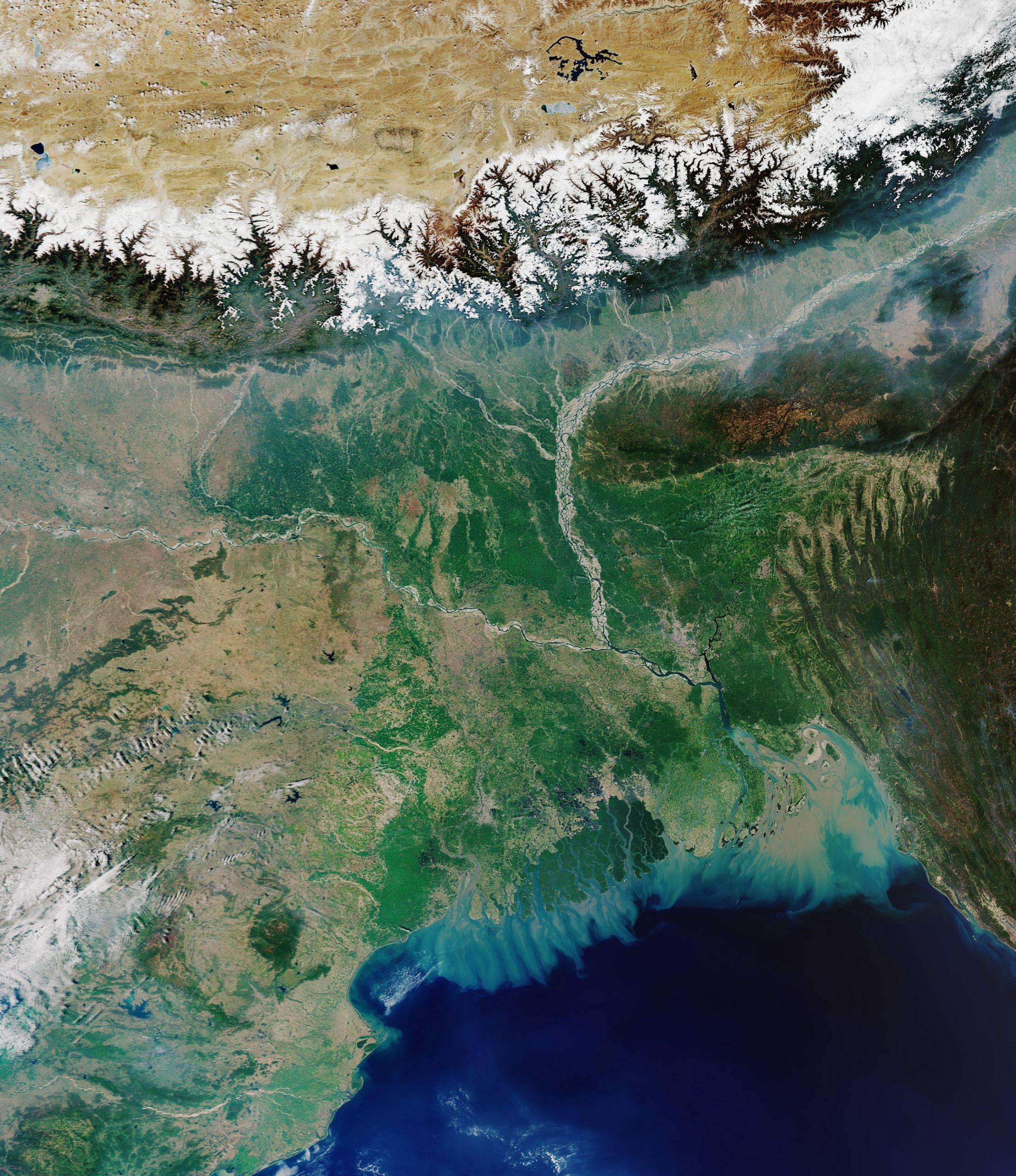 [:ja]【宇宙からの地球絶景】No.1407: ガンジスデルタ🇧🇩🇮🇳[:]