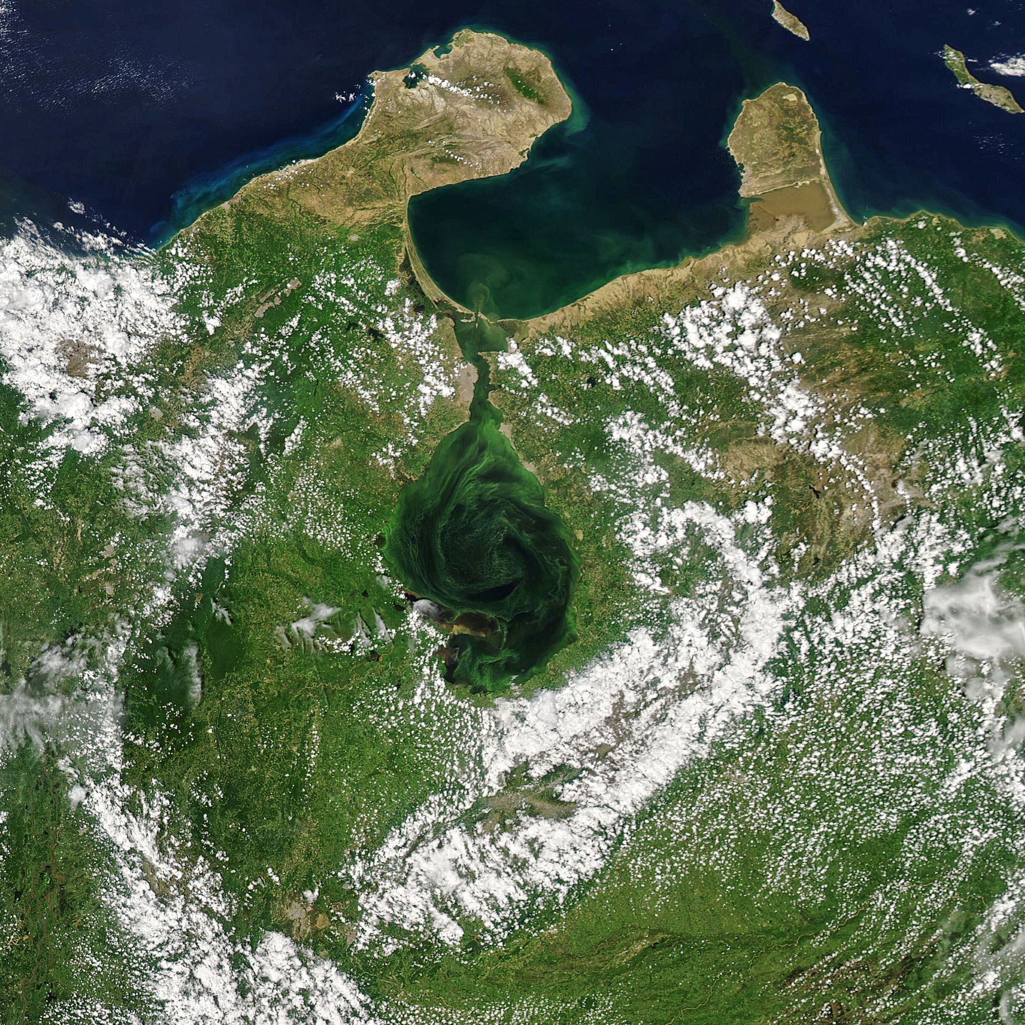 [:ja]【宇宙からの地球絶景】No.1440: マラカイボ湖の汚染🇻🇪[:]