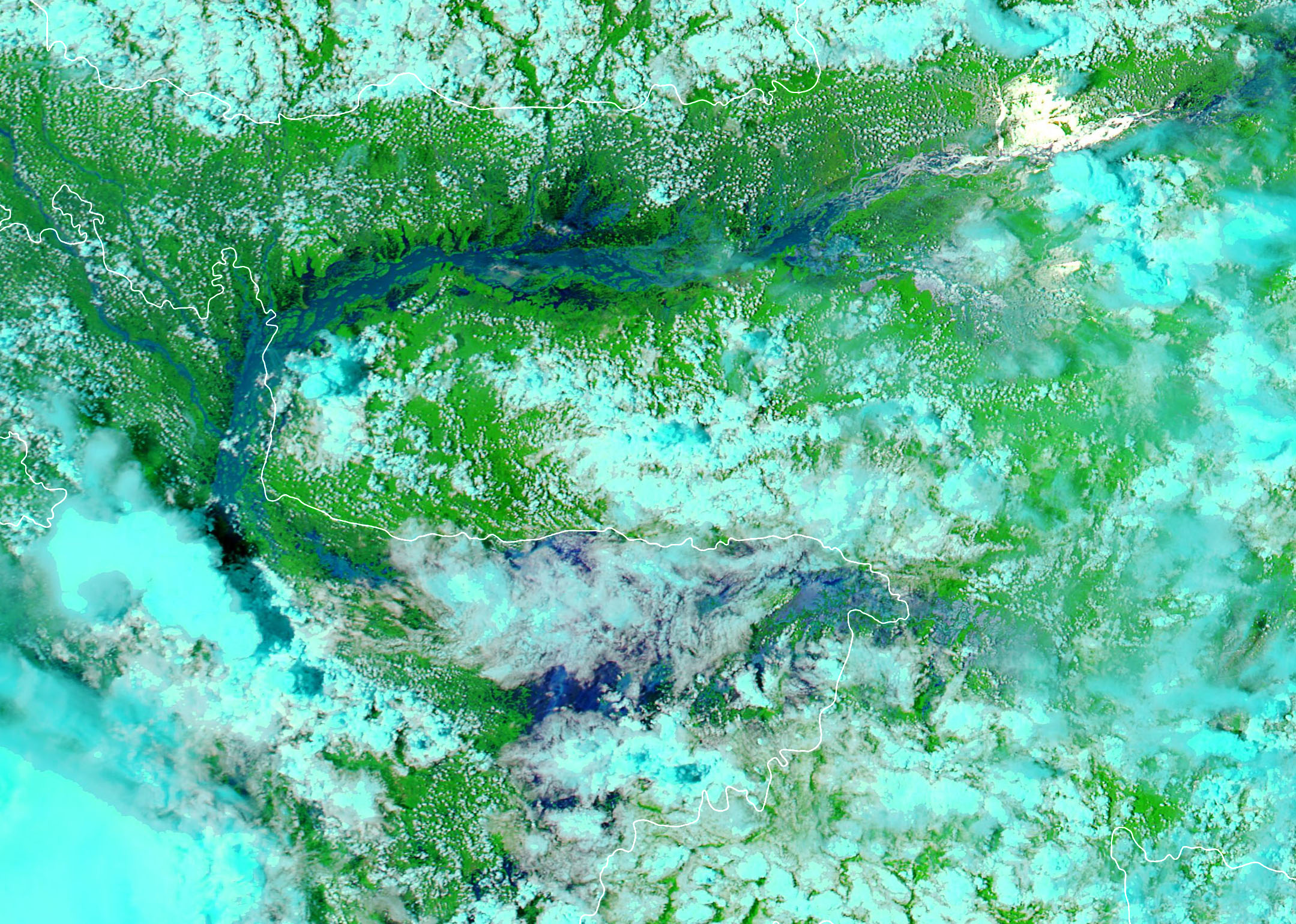 [:ja]【宇宙からの地球絶景】No.1582: バングラデシュの洪水🇧🇩[:]