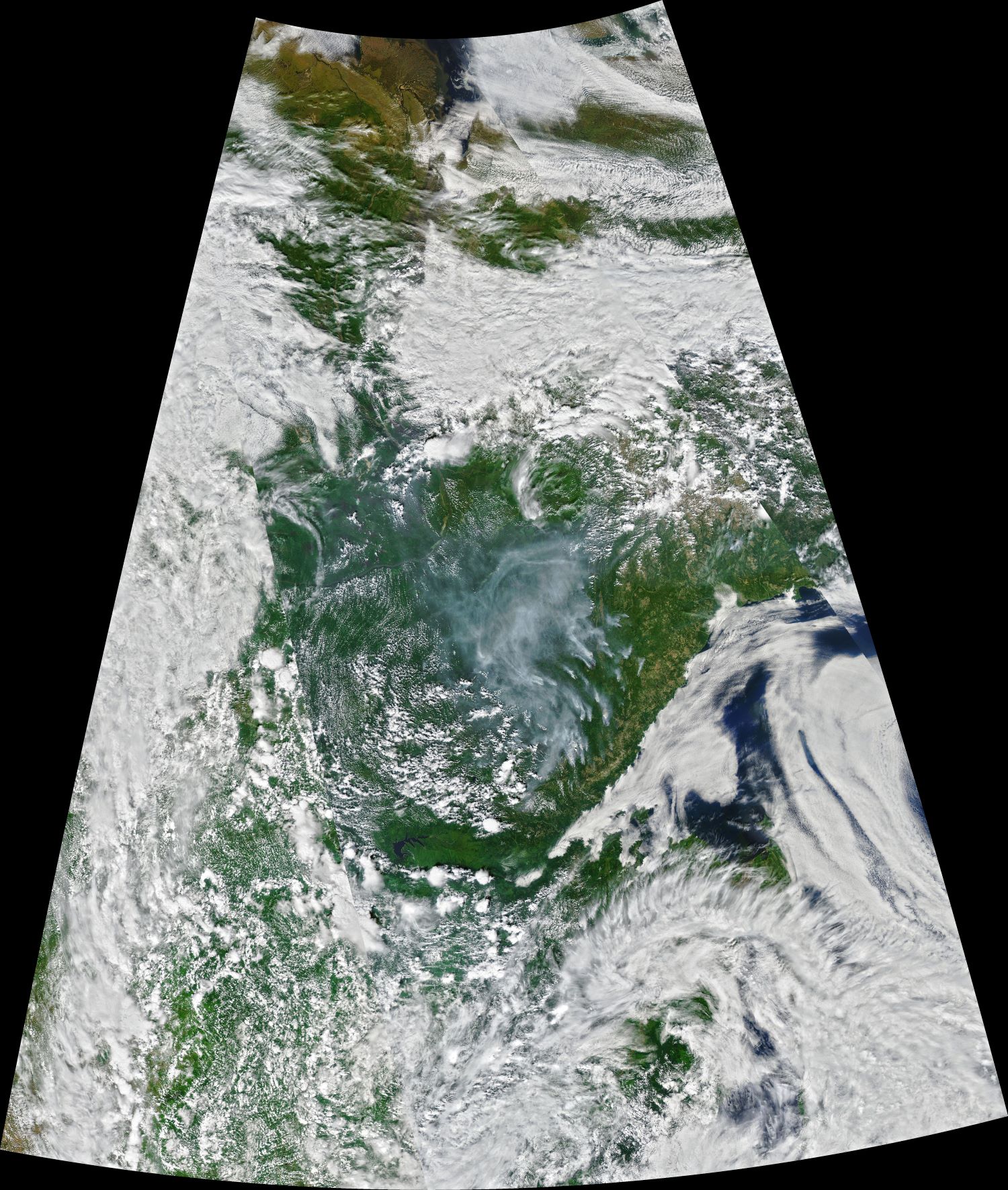[:ja]【宇宙からの地球絶景】No.1597: シベリアの山火事🇷🇺[:]