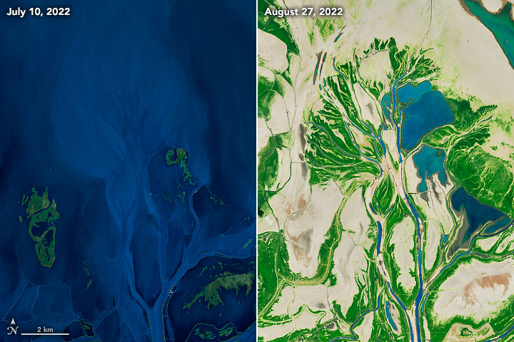 [:ja]【宇宙からの地球絶景】No.1635: 鄱陽湖の枯渇🇨🇳[:]
