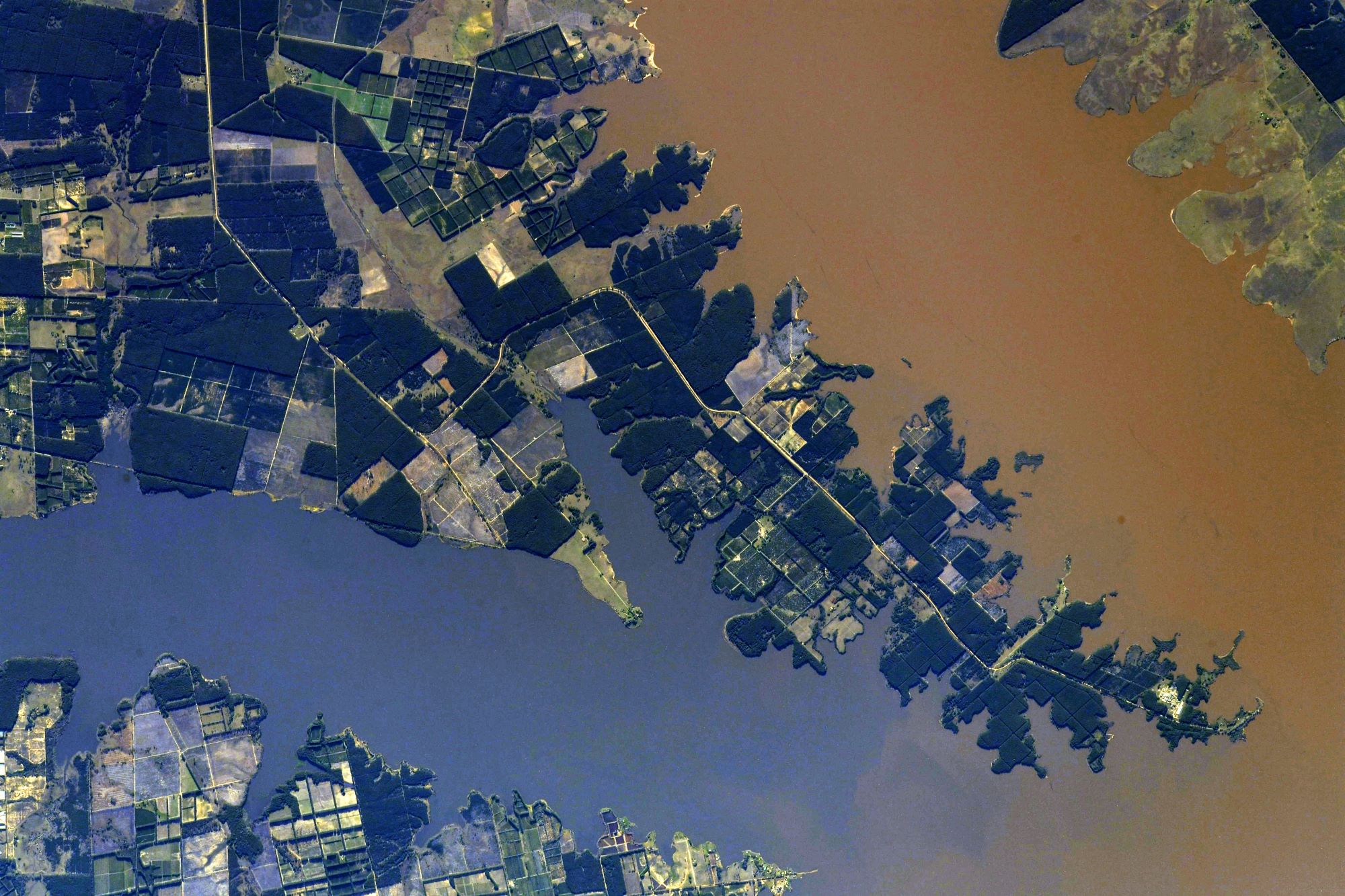 [:ja]【宇宙からの地球絶景】No.1649: ウルグアイ川🇦🇷[:]