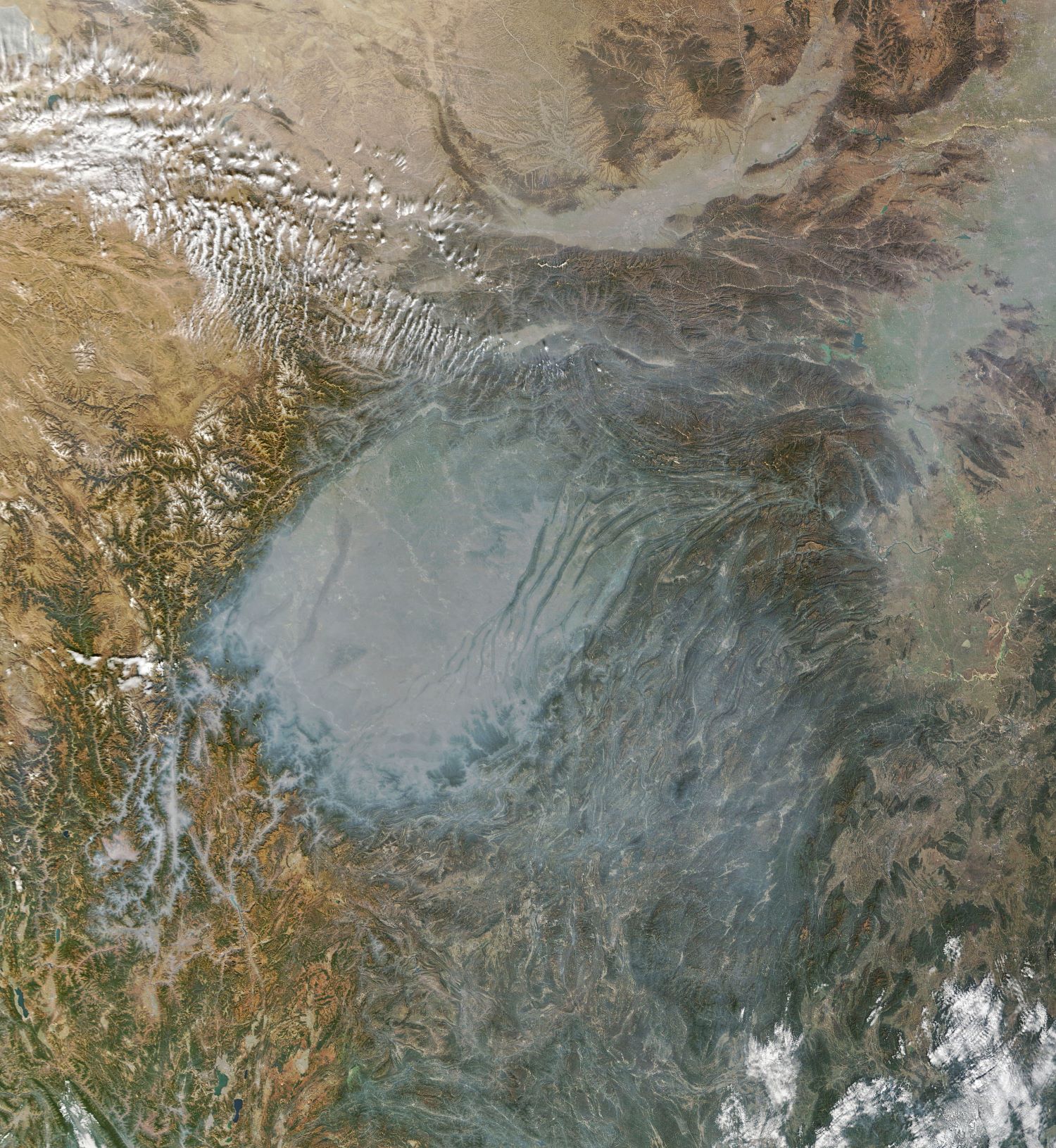 [:ja]【宇宙からの地球絶景】No.1745: 四川盆地🇨🇳[:]