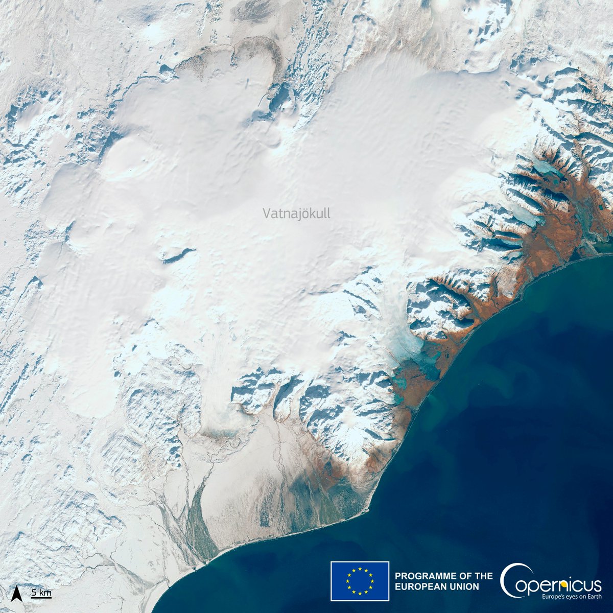 [:ja]【宇宙からの地球絶景】No.1753: ヴァトナヨークトル国立公園🇮🇸[:]