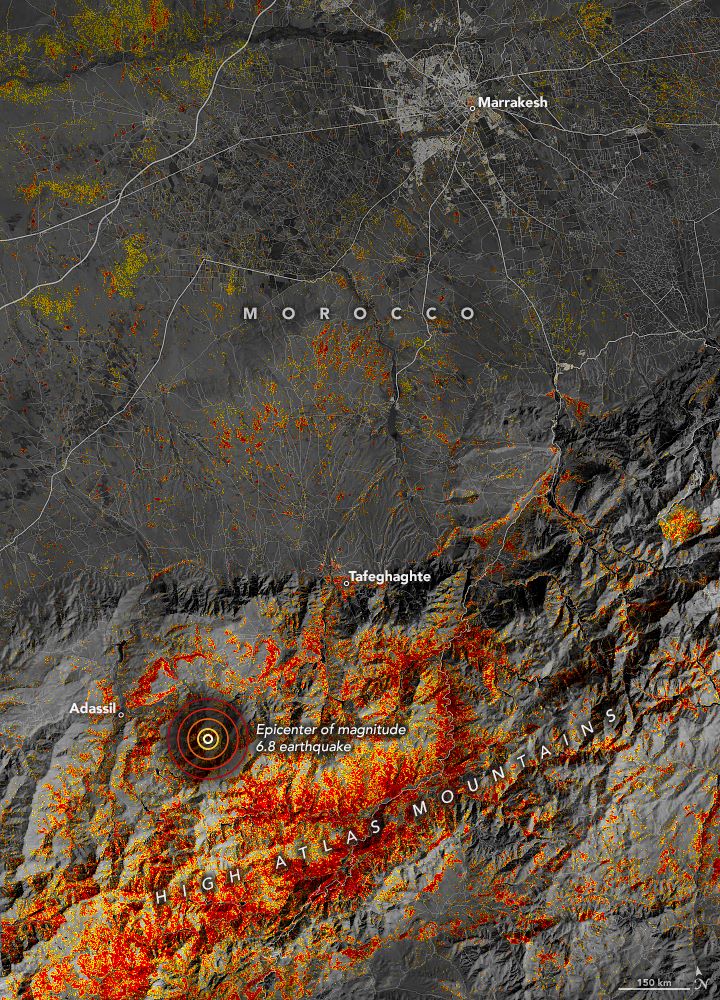 [Overview the Earth] No.1902: Earthquake in Morocco🇲🇦