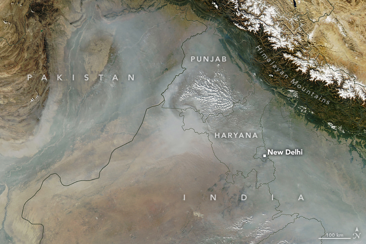 【地球を俯瞰する】No.1945: インド・パンジャブ州の大気汚染🇮🇳 【地球を俯瞰する】No.1945: インド・パンジャブ州の大気汚染🇮🇳