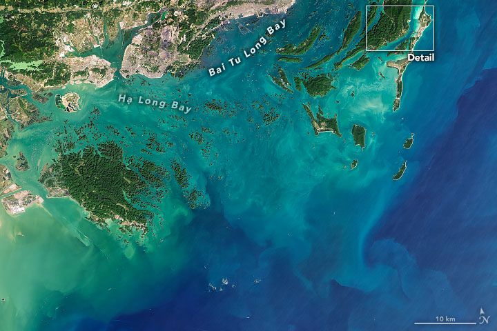 【地球を俯瞰する】No.1971: ベトナムのハロン湾🇻🇳 【地球を俯瞰する】No.1971: ベトナムのハロン湾🇻🇳