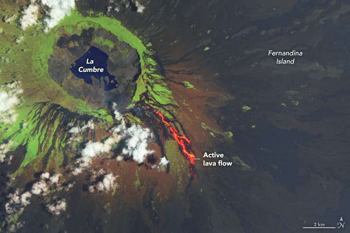 【地球を俯瞰する】No.2036: ガラパゴス諸島の火山噴火🇪🇨 【地球を俯瞰する】No.2036: ガラパゴス諸島の火山噴火🇪🇨