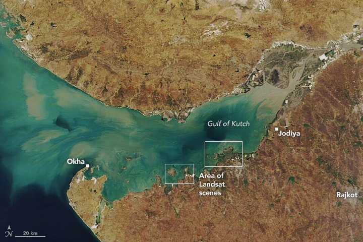 【地球を俯瞰する】No.2078: カッチ湾🇮🇳 【地球を俯瞰する】No.2078: カッチ湾🇮🇳