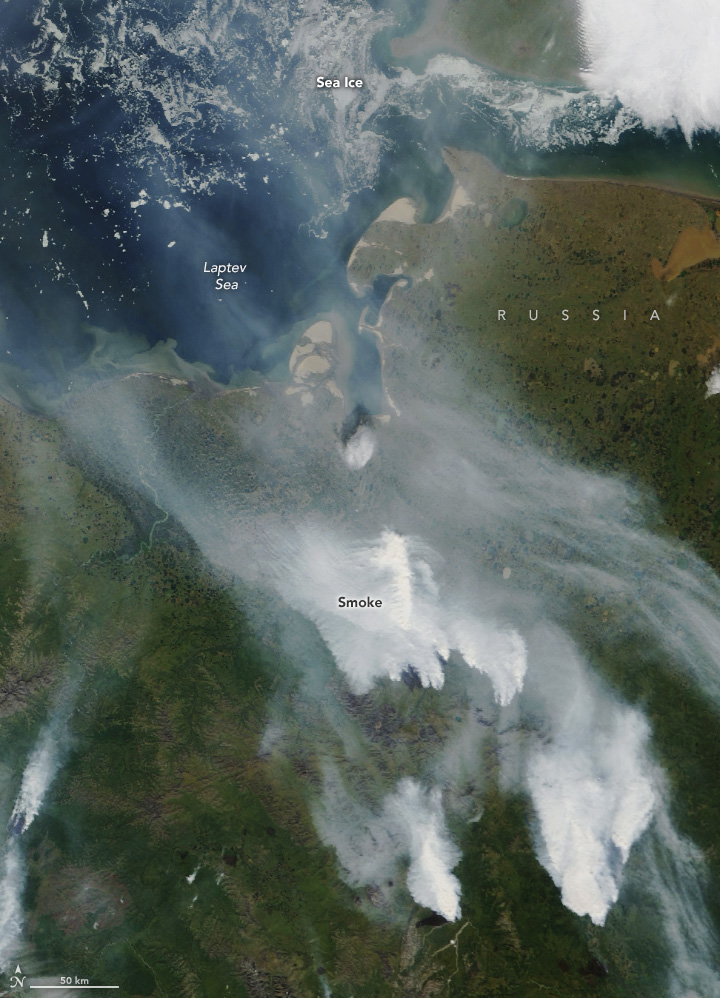 【地球を俯瞰する】No.2118: ラプテフ海🇷🇺 【地球を俯瞰する】No.2118: ラプテフ海🇷🇺