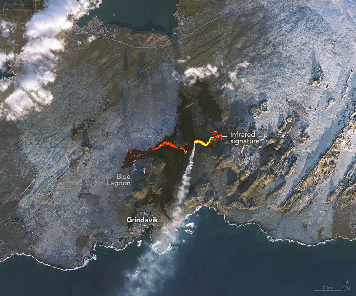 [Overview the Earth] No.2211: Grindavik and Volcano🇮🇸