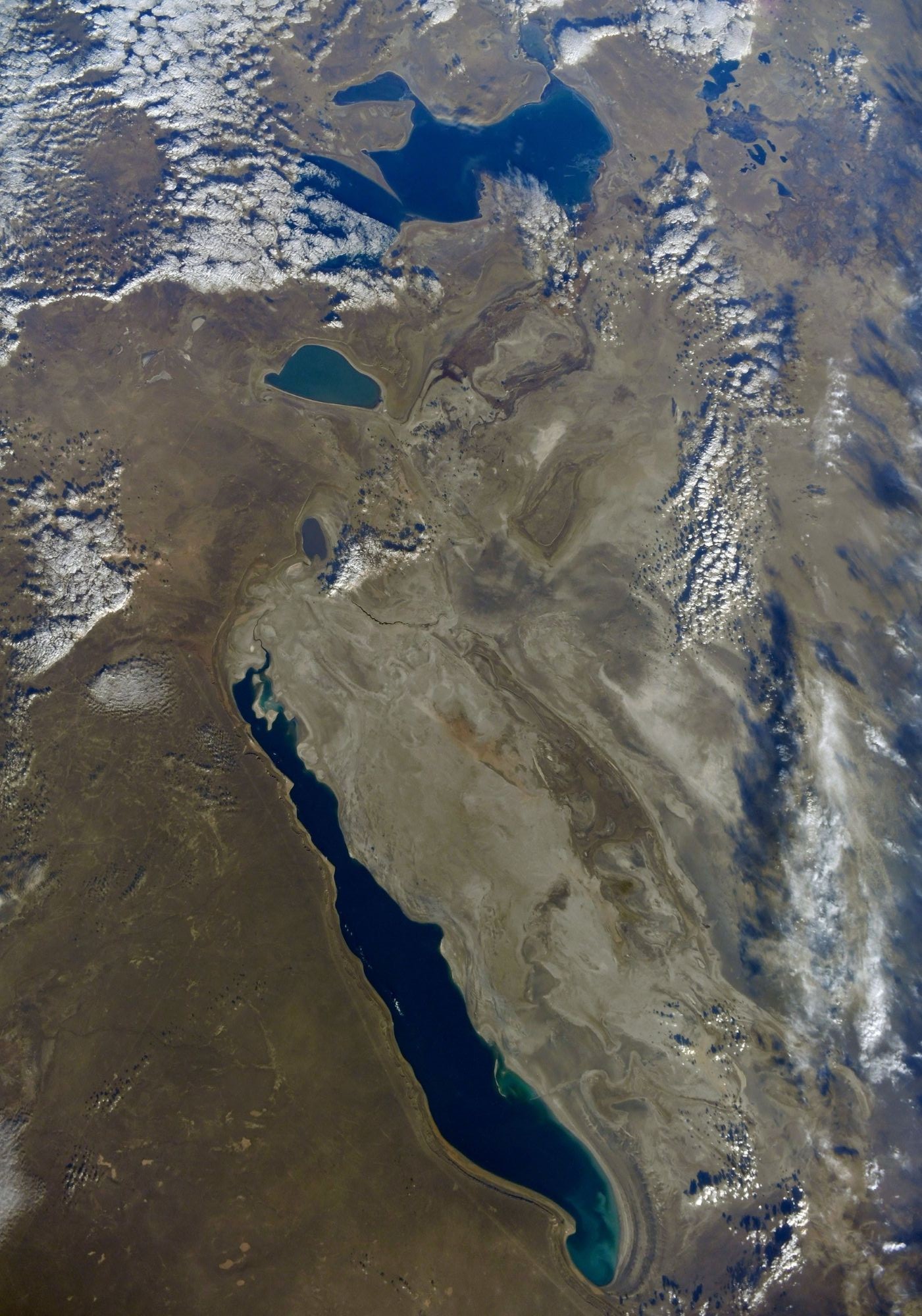 [Overview the Earth] No.2245: Aral Sea🇰🇿🇺🇿