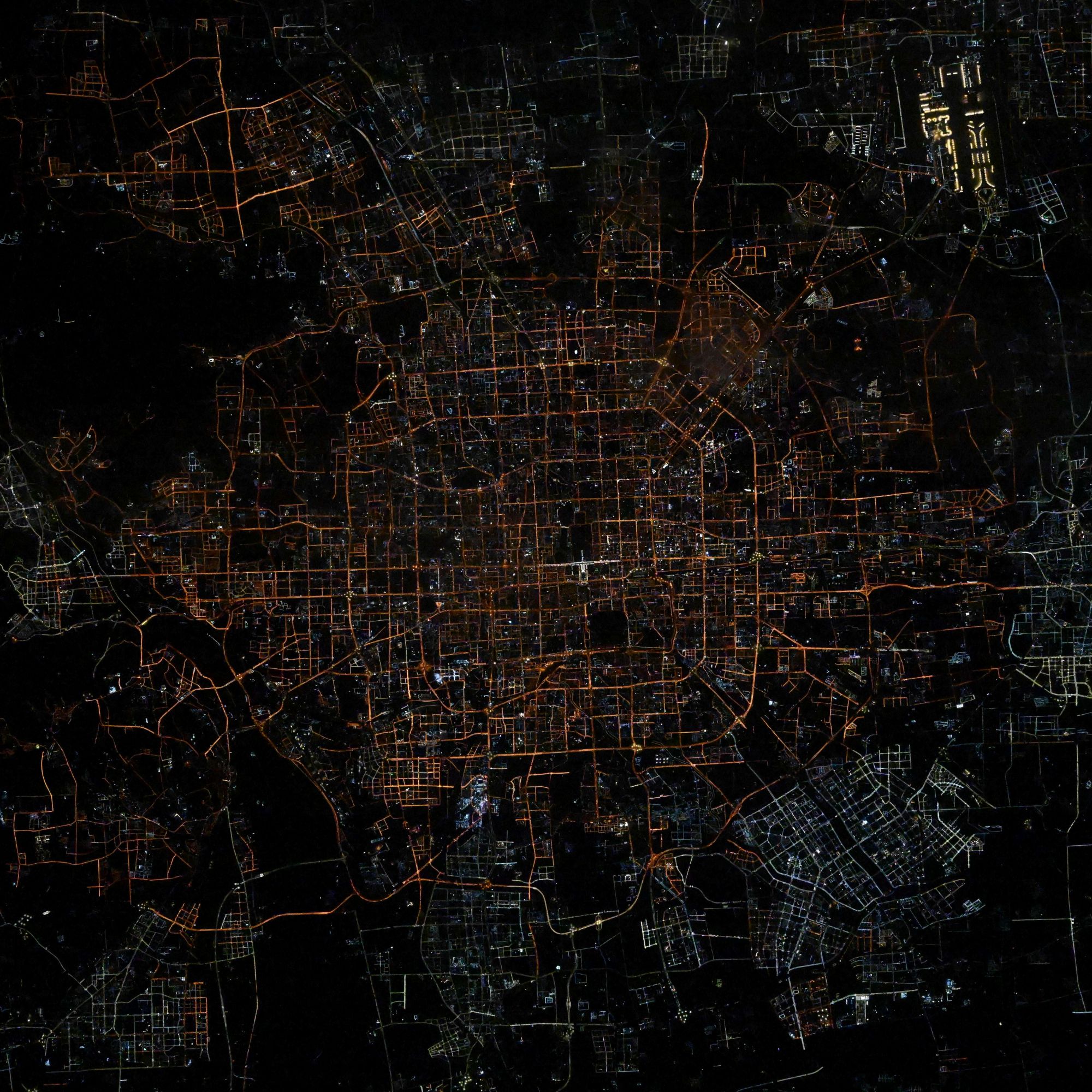 【地球を俯瞰する】No.2437: 夜の北京🇨🇳 【地球を俯瞰する】No.2437: 夜の北京🇨🇳