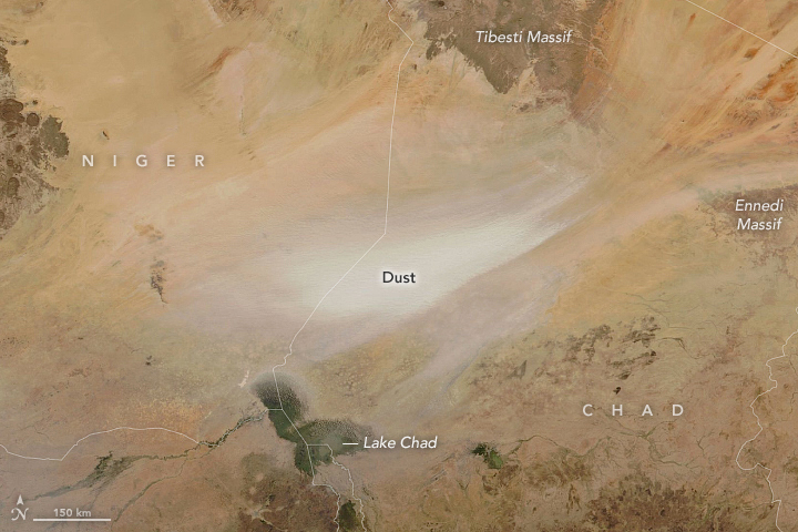 【地球を俯瞰する】No.2503: チャド湖🇹🇩